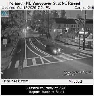 Portand - NE Vancouver St at NE Russell