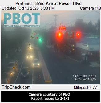 Portland - 82nd Ave at Powell Blvd