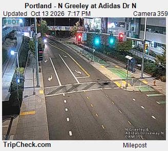 Portland - N Greeley at Adidas Dr N