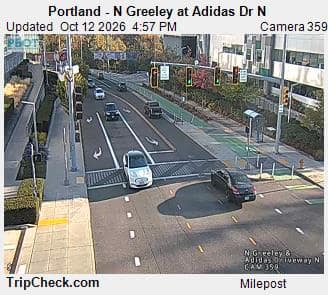 Portland - N Greeley at Adidas Dr N
