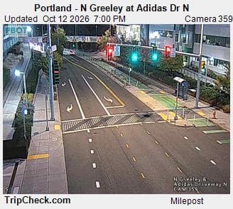 Portland - N Greeley at Adidas Dr N