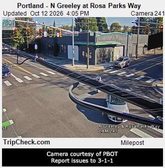 Portland - N Greeley at Rosa Parks Way