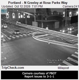 Portland - N Greeley at Rosa Parks Way