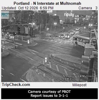 Portland - N Interstate at Multnomah
