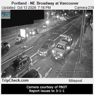 Portland - NE Broadway at Vancouver