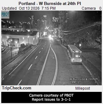 Portland - W Burnside at 24th Pl