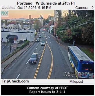 Portland - W Burnside at 24th Pl
