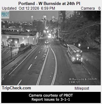 Portland - W Burnside at 24th Pl