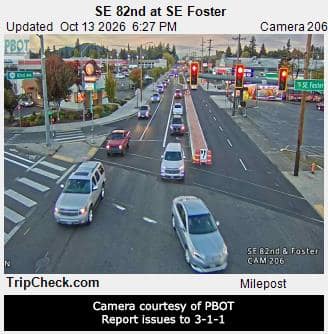 SE 82nd at SE Foster