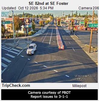 SE 82nd at SE Foster