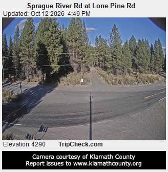 Sprague River Rd at Lone Pine Rd