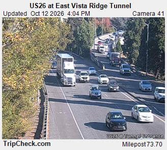 US 26 at East Vista Ridge Tunnel