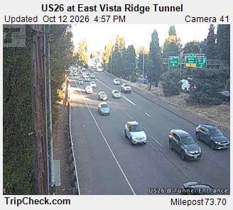 US 26 at East Vista Ridge Tunnel