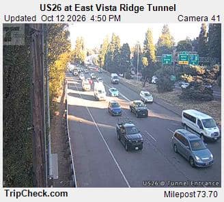 US 26 at East Vista Ridge Tunnel