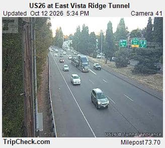 US 26 at East Vista Ridge Tunnel