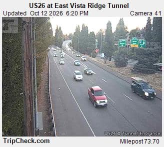 US 26 at East Vista Ridge Tunnel