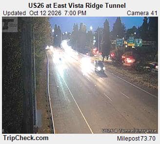 US 26 at East Vista Ridge Tunnel