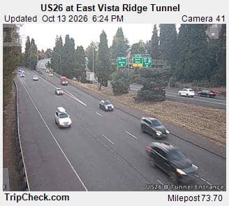 US 26 at East Vista Ridge Tunnel