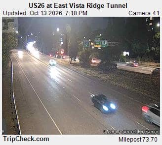 US 26 at East Vista Ridge Tunnel