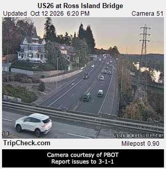 US 26 at Ross Island Bridge