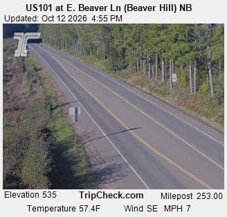 US101 at E. Beaver Ln (Beaver Hill) NB