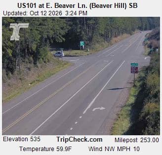 US101 at E. Beaver Ln. (Beaver Hill) SB