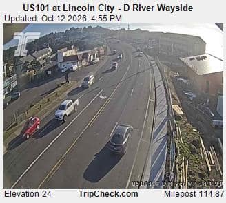 US101 at Lincoln City - D River Wayside