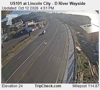 US101 at Lincoln City - D River Wayside