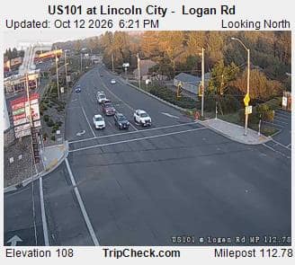 US101 at Lincoln City - Logan Rd