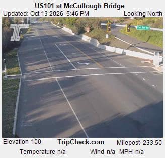 US101 at McCullough Bridge