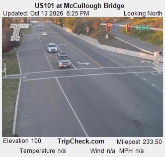 US101 at McCullough Bridge
