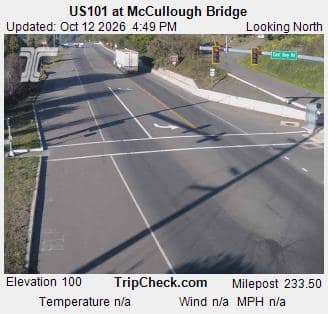 US101 at McCullough Bridge