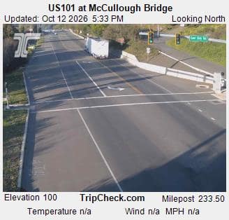 US101 at McCullough Bridge