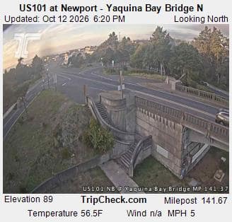US101 at Newport - Yaquina Bay Bridge N