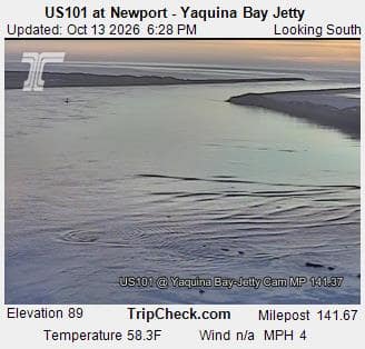 US101 at Newport - Yaquina Bay Jetty