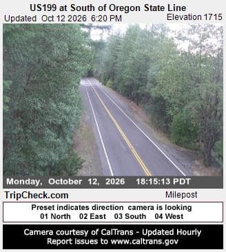 US199 at South of Oregon State Line