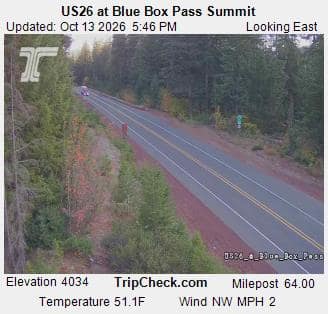 US26 at Blue Box Pass Summit