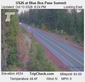 US26 at Blue Box Pass Summit