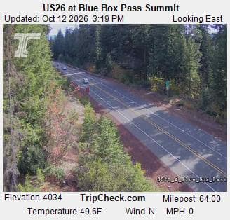 US26 at Blue Box Pass Summit