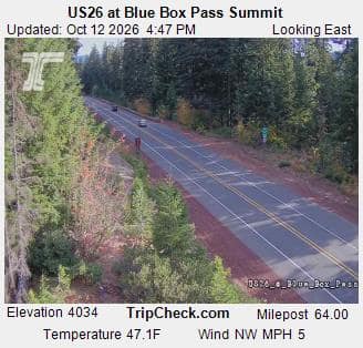 US26 at Blue Box Pass Summit