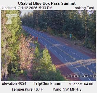 US26 at Blue Box Pass Summit