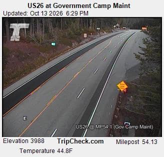 US26 at Government Camp Maint