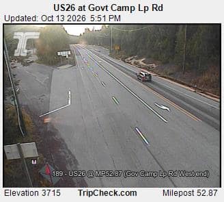 US26 at Govt Camp Lp Rd