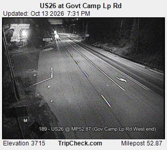 US26 at Govt Camp Lp Rd