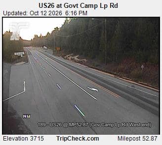 US26 at Govt Camp Lp Rd