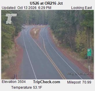 US26 at OR216 Jct