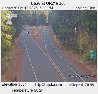 US26 at OR216 Jct