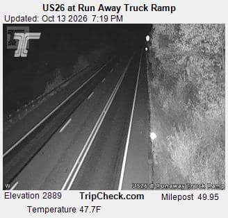 US26 at Run Away Truck Ramp