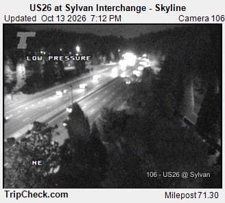 US26 at Sylvan Interchange - Skyline