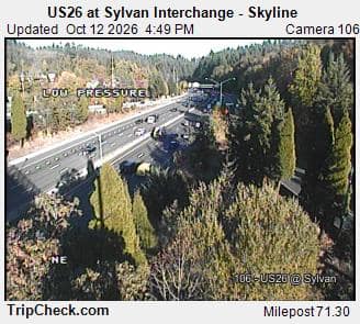 US26 at Sylvan Interchange - Skyline